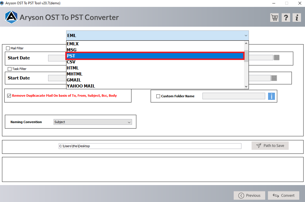 convert ost file to pst